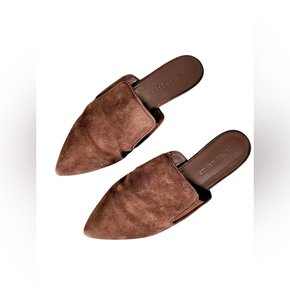Jenni Kayne Rich Brown Suede Mules US size 8 - Picture 4 of 15